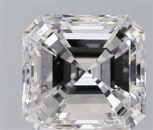 Foto Diamante Natural 2.01 quilates, Asscher , Color D, claridad SI2 y certificado GIA de