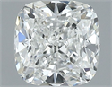 Natural Diamond 0.53 Carats, Cushion with  Cut, G Color, VVS2 Clarity and Certified by GIA