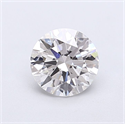 Lab Grown Diamond 1.17 Carats, Round with Ideal Cut, E Color, VS1 Clarity and Certified by IGI