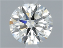 Natural Diamond 0.50 Carats, Round with Excellent Cut, J Color, IF Clarity and Certified by GIA