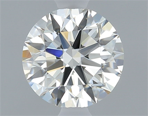 Picture of Natural Diamond 0.50 Carats, Round with Excellent Cut, J Color, IF Clarity and Certified by GIA