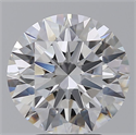 Del inventario de diamantes de laboratorio, 3.58 quilates, Redondo , Color D, claridad VVS1 y certificado IGI