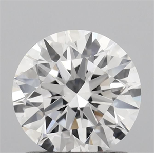 Picture of Lab Grown Diamond 1.07 Carats, Round with Ideal Cut, E Color, VS1 Clarity and Certified by IGI