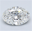 Diamante Natural 3.52 quilates, Ovalado , Color E, claridad SI1 y certificado GIA