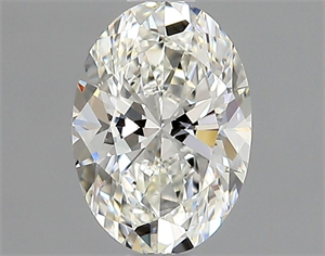 Picture of Natural Diamond 0.70 Carats, Oval with  Cut, H Color, IF Clarity and Certified by GIA