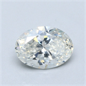 Diamante Natural 2.01 quilates, Ovalado , Color I, claridad SI1 y certificado GIA