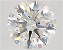 Lab Grown Diamond 5.30 Carats, Round with Ideal Cut, F Color, VS1 Clarity and Certified by IGI