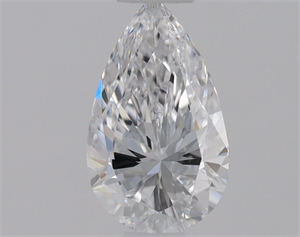 Foto Diamante Natural 0.51 quilates, De pera , Color D, claridad IF y certificado GIA de