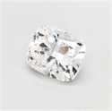 Diamante Natural 5.00 quilates, Del cojín , Color H, claridad SI1 y certificado GIA