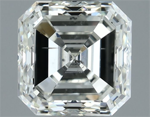 Picture of Natural Diamond 1.00 Carats, Asscher with  Cut, I Color, SI1 Clarity and Certified by IGI