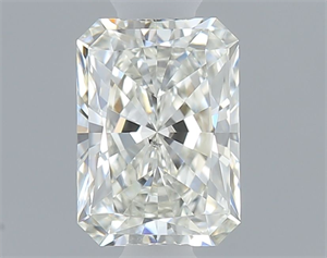 Picture of Natural Diamond 0.51 Carats, Radiant with  Cut, J Color, SI1 Clarity and Certified by GIA