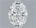 Natural Diamond 0.40 Carats, Oval with  Cut, E Color, VS1 Clarity and Certified by GIA
