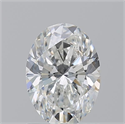 Natural Diamond 1.21 Carats, Oval with  Cut, G Color, VS1 Clarity and Certified by GIA