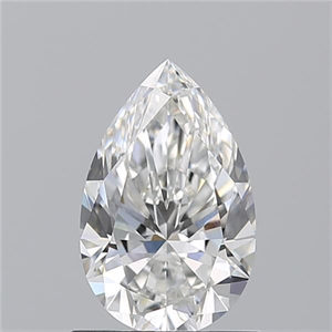 Picture of Natural Diamond 0.96 Carats, Pear with  Cut, G Color, VVS1 Clarity and Certified by GIA
