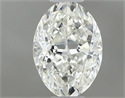 Natural Diamond 0.40 Carats, Oval with  Cut, I Color, VS2 Clarity and Certified by GIA