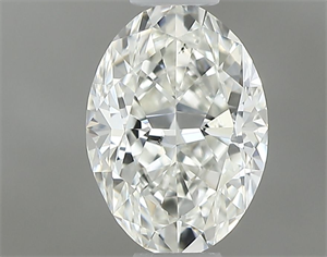 Picture of Natural Diamond 0.40 Carats, Oval with  Cut, I Color, VS2 Clarity and Certified by GIA