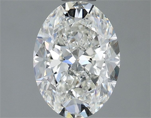 Picture of Natural Diamond 1.71 Carats, Oval with  Cut, G Color, VS2 Clarity and Certified by IGI