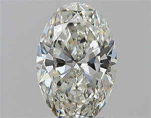 Picture of Natural Diamond 1.01 Carats, Oval with  Cut, J Color, VS1 Clarity and Certified by GIA