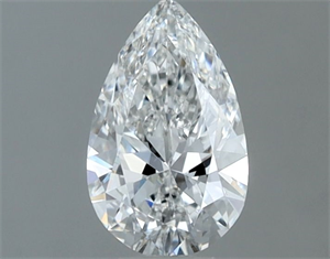 Picture of Natural Diamond 0.50 Carats, Pear with  Cut, F Color, VS1 Clarity and Certified by GIA