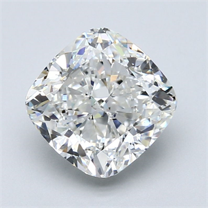 Foto Diamante Natural 4.01 quilates, Del cojín , Color G, claridad VS1 y certificado GIA de