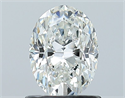 Diamante Natural 0.90 quilates, Ovalado , Color G, claridad VS2 y certificado GIA