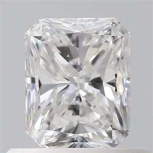 Picture of Natural Diamond 0.61 Carats, Radiant with  Cut, E Color, SI1 Clarity and Certified by GIA