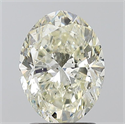 Natural Diamond 2.01 Carats, Oval with  Cut, K Color, SI2 Clarity and Certified by IGI