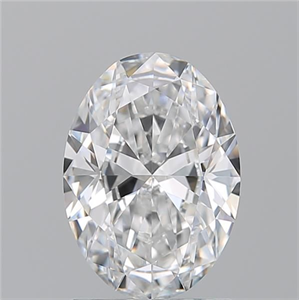 Picture of Natural Diamond 1.50 Carats, Oval with  Cut, E Color, VS1 Clarity and Certified by GIA