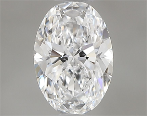 Picture of Natural Diamond 0.53 Carats, Oval with  Cut, D Color, VVS1 Clarity and Certified by GIA