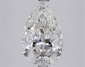 Picture of Natural Diamond 3.04 Carats, Pear with  Cut, H Color, VS2 Clarity and Certified by GIA