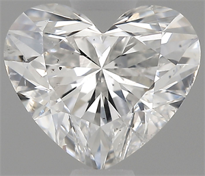 Picture of Natural Diamond 0.70 Carats, Heart with  Cut, E Color, I1 Clarity and Certified by GIA