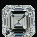Natural Diamond 2.68 Carats, Asscher with  Cut, G Color, VS1 Clarity and Certified by GIA