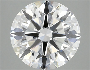 Picture of Lab Grown Diamond 3.94 Carats, Round with Excellent Cut, D Color, VVS2 Clarity and Certified by IGI