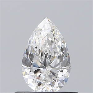 Foto Diamante Natural 0.51 quilates, De pera , Color E, claridad VVS2 y certificado GIA de
