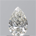 Natural Diamond 0.71 Carats, Pear with  Cut, I Color, VS2 Clarity and Certified by GIA