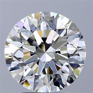 Picture of Natural Diamond 3.51 Carats, Round with Excellent Cut, I Color, SI1 Clarity and Certified by GIA