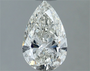 Picture of Natural Diamond 1.00 Carats, Pear with  Cut, G Color, SI1 Clarity and Certified by IGI