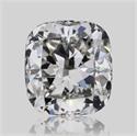 Natural Diamond 0.51 Carats, Cushion with  Cut, F Color, VVS2 Clarity and Certified by GIA