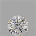 Diamante Natural 0.54 quilates, Redondo , Color D, claridad IF y certificado GIA