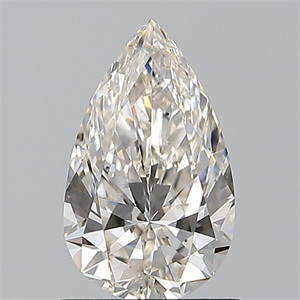 Picture of Natural Diamond 1.01 Carats, Pear with  Cut, I Color, VS2 Clarity and Certified by GIA