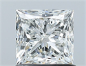 Natural Diamond 1.01 Carats, Princess with  Cut, G Color, VS1 Clarity and Certified by GIA