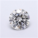 Lab Grown Diamond 1.59 Carats, Round with Ideal Cut, G Color, VVS2 Clarity and Certified by IGI