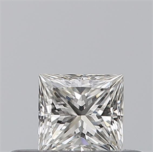 Picture of Natural Diamond 0.23 Carats, Princess with  Cut, G Color, VVS2 Clarity and Certified by GIA