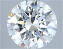 Natural Diamond 2.55 Carats, Round with Excellent Cut, I Color, VS1 Clarity and Certified by IGI