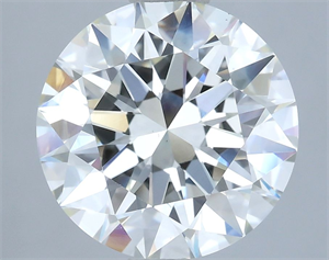 Picture of Natural Diamond 2.55 Carats, Round with Excellent Cut, I Color, VS1 Clarity and Certified by IGI
