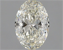 Natural Diamond 0.81 Carats, Oval with  Cut, J Color, VS2 Clarity and Certified by GIA