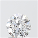 Lab Grown Diamond 1.03 Carats, Round with Ideal Cut, D Color, VS2 Clarity and Certified by IGI
