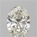 Natural Diamond 1.20 Carats, Oval with  Cut, J Color, VS1 Clarity and Certified by GIA