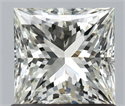 Natural Diamond 1.01 Carats, Princess with  Cut, J Color, VVS1 Clarity and Certified by IGI
