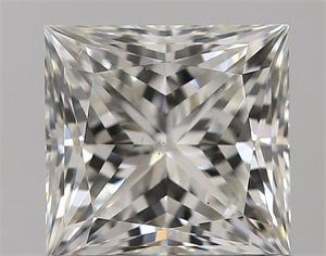 Picture of Natural Diamond 0.82 Carats, Princess with  Cut, I Color, VS2 Clarity and Certified by GIA